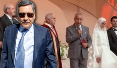 Davutoğlu’nun oğlunun nikahında konuştu… Bülent Arınç’tan Melih Gökçek’e zehir zemberek sözler: ‘Ağzında sakız, şak şak…’