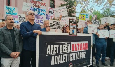 Depremzedelerin Adalet Bakanlığı önündeki nöbeti 10. gününde: ‘Taştan ses var, Bakanlıktan ses yok!’
