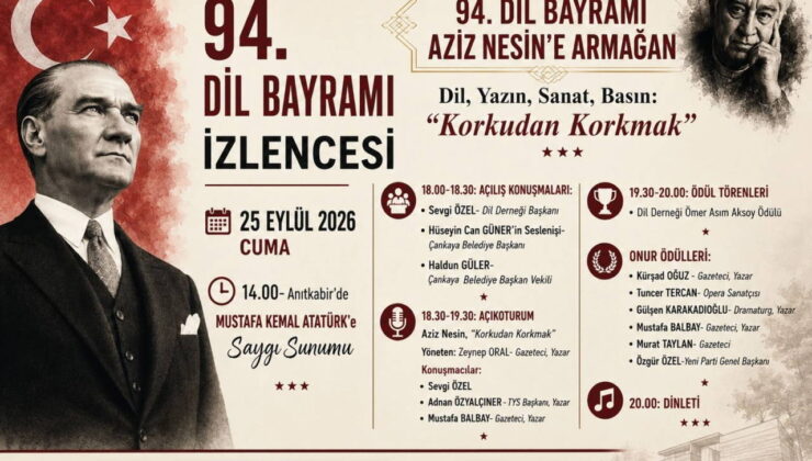 Dil Derneği, Dil Bayramı’nın 94. yıldönümünü 3 kentte kutlayacak: Dil Devrimi yurttaşlara anlatılacak