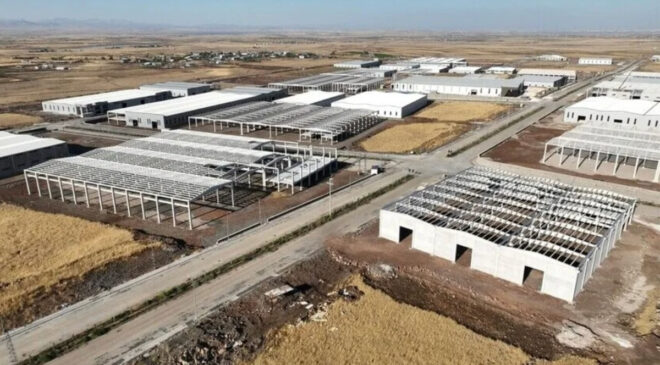 Diyarbakır Karacadağ OSB’de fabrikalar üretime başladı
