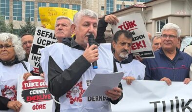 Edirne’de emekliler tek ses oldu: ‘Bu ülkede gerçekler rakamlarda saklı!’