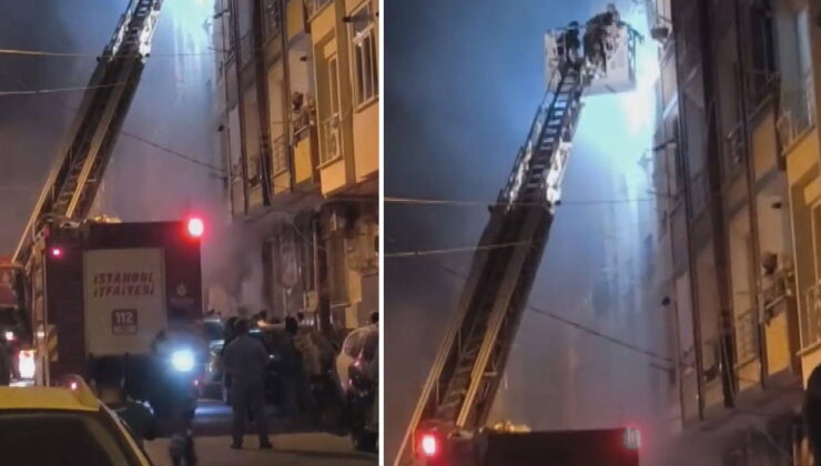Esenyurt’ta 5 katlı binada yangın paniği: Mahsur kalan 2’si çocuk 3 kişi kurtarıldı