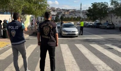 Esenyurt’ta okul önlerinde dronlu denetim