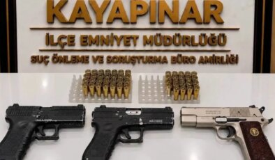 Firari şüphelilere operasyon: Silah, kimlik ve SIM kartlar ele geçirildi