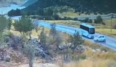 Gaziantep’te 7 kişinin yaşamını yitirdiği kazanın görüntüleri ortaya çıktı