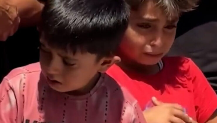 Gazzeli çocukların babalarına acı vedası