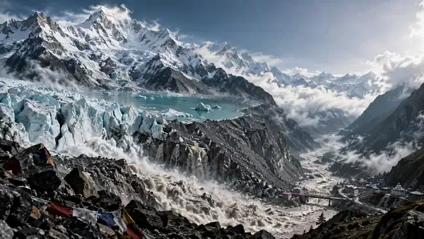 Himalayalar’da tehlike büyüyor: Buzullar hızla eriyor, milyonlar risk altında