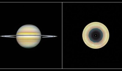 Hubble, Satürn’ün güney kutbunda 10 kenarlı bulut dalgası tespit etti