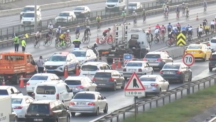İstanbul’da ‘bisiklet yarışı’ nedeniyle kapatılan yollar trafiğe açıldı