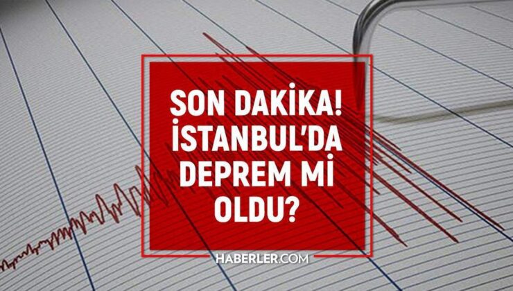 İstanbul’da deprem mi oldu? SON DAKİKA! 20 Eylül İstanbul’da az önce nerede deprem oldu?
