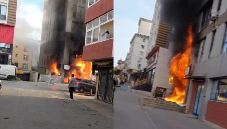 İstanbul’da iş yeri yangını: Binada oturanlar tahliye edildi