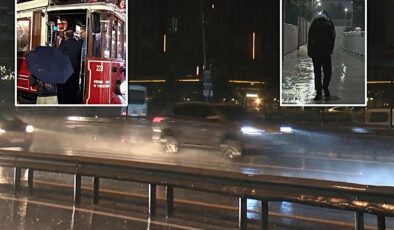 İstanbul’da sağanak yağış etkili oldu
