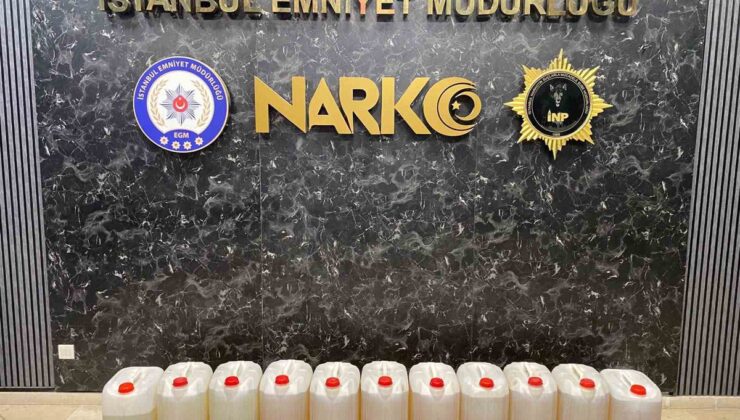 İstanbul’da tırın yakıt deposunda 224 kilo metamfetamin bulundu, 2 kişi gözaltına alındı