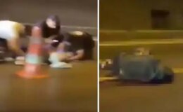 İzmir’de motosiklet, bariyerlere çarpıp devrildi: 1 ölü, 1 yaralı