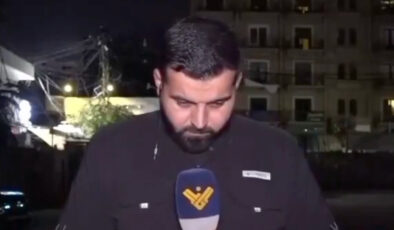 Lübnanlı muhabir canlı yayında İsrail hava saldırısına yakalandı