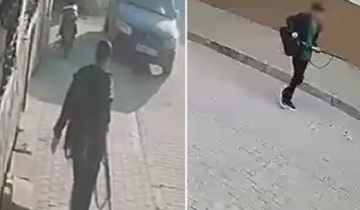 Manisa’da lisede saldırı dehşeti: Zanlının görüntüleri ortaya çıktı