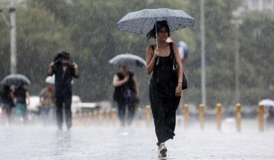 Meteoroloji uyardı: Marmara ve Batı Karadeniz’de sağanak bekleniyor