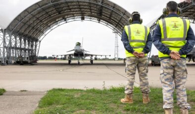 MSB: ‘Eurofighter Typhoon tedarik projesi kapsamında İngiltere’de uçak bakım tesisleri incelendi’