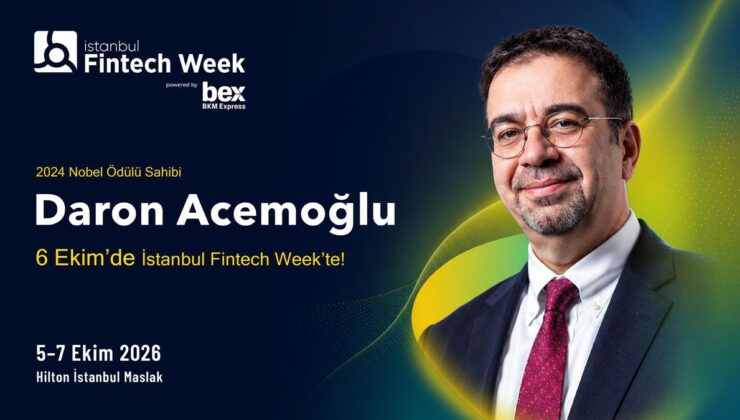 Nobel ödüllü Daron Acemoğlu, 6 Ekim’de İstanbul Fintech Week sahnesinde