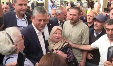 Özgür Özel Ardahan’da: Pazar esnafı dert yandı