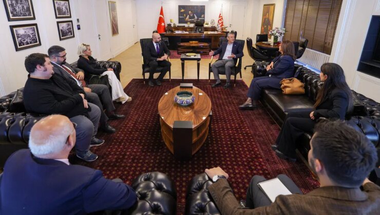Özgür Özel, ÇGD heyetini kabul etti
