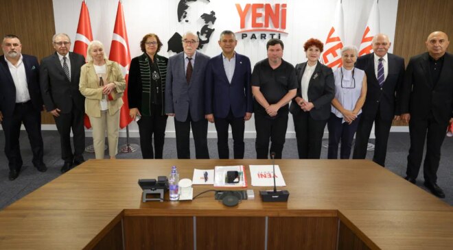 Özgür Özel, Kafkas Dernekleri Federasyonu heyetiyle bir araya geldi