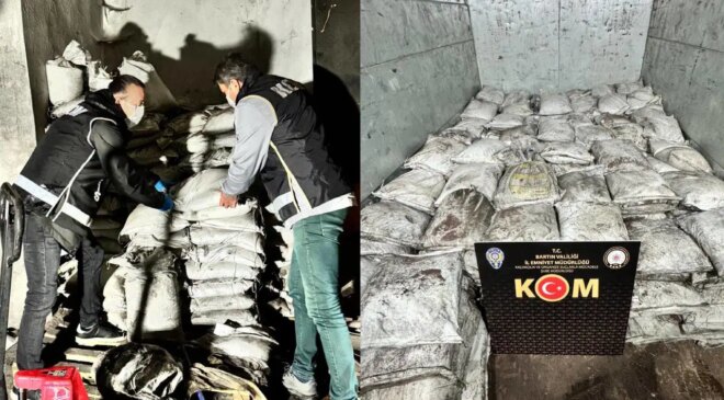 Piyasa değeri 40 milyon TL… Bartın’da evin deposunda 8 ton titanyum yakalandı