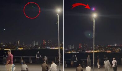 Polis dronu bu kez Üsküdar’da! Anonsu duyanlar uzaklaştı