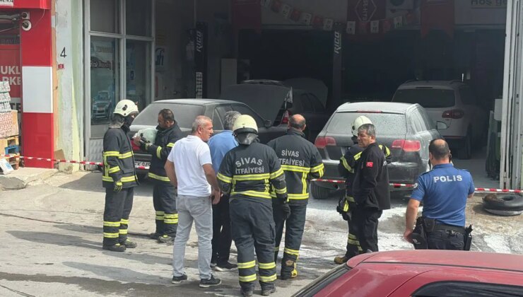 Sivas’ta LPG dönüşüm servisinde patlama: 5 kişi yaralandı