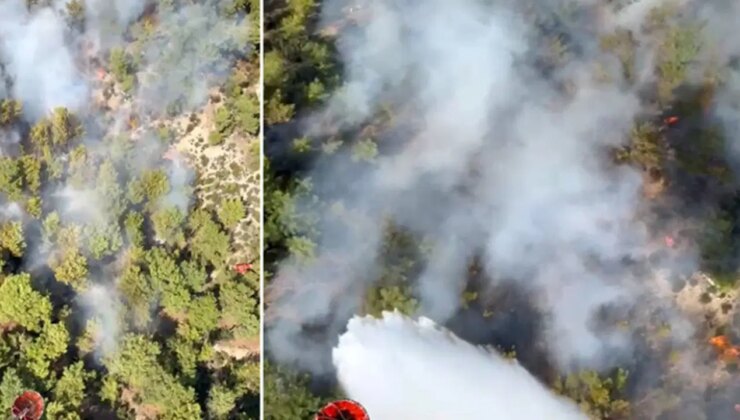 Son dakika… Antalya’da orman yangını: Havadan ve karadan müdahale başladı!