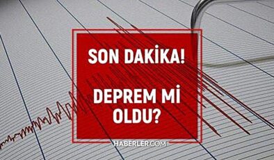 SON DEPREMLER! 13 Eylül deprem mi oldu, ne zaman, kaç büyüklüğünde oldu?