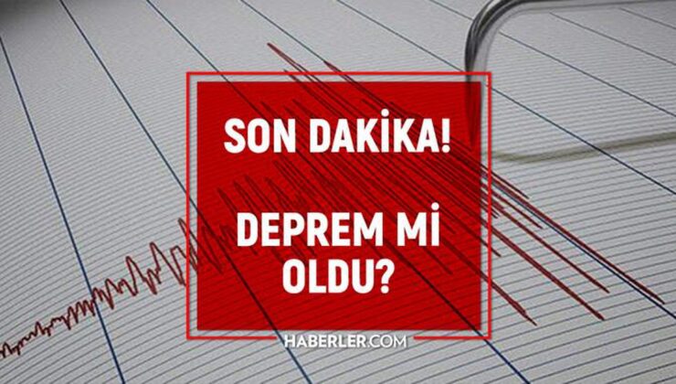 SON DEPREMLER! 30 Eylül deprem mi oldu, ne zaman, kaç büyüklüğünde oldu?