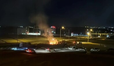 Tekirdağ’da düğünde atılan havai fişekler yangına neden oldu
