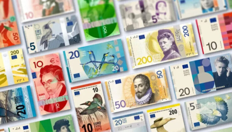 Yeni euro banknotları 2030’da tedavüle girecek