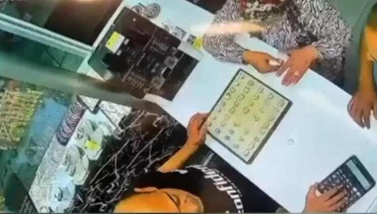 2 kuyumcudan 3 altın yüzük çaldılar: 2 şüpheli yakalandı