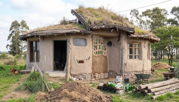 3 malzemeyi biriktirdiler, kendi evlerini inşa ettiler