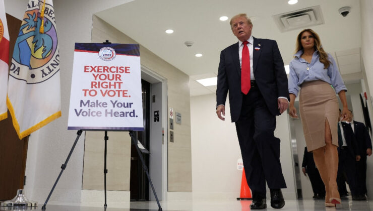 ABD Başkanı Trump, Florida’da oy verdi