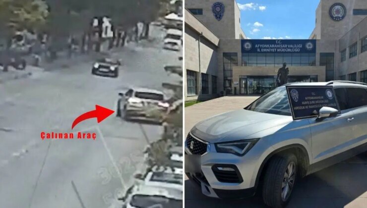 Afyonkarahisar’da cezaevi firarisi lüks aracı çaldı: 3 saat sonra yakalandı
