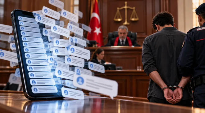 Akrabasına aynı gün içinde 45 mesaj attı: Hapis cezası aldı!
