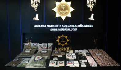 Ankara’da uyuşturucu operasyonları: 32 tutuklama