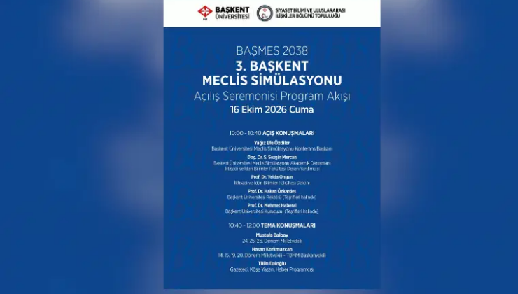 BaşMes’38, üniversite öğrencilerini Başkent Üniversitesi’nde buluşturacak
