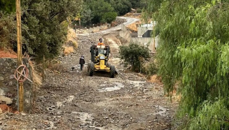 Bodrum’u şiddetli sağanak vurdu! Yollar göle döndü: İş yerlerini su bastı