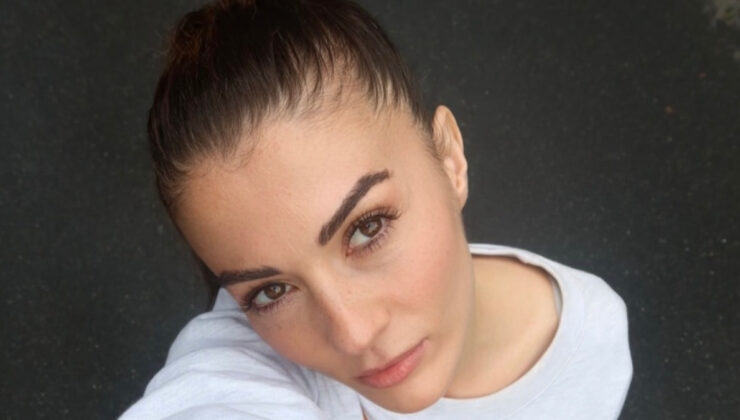 Burcu Özberk karavanda dans etti