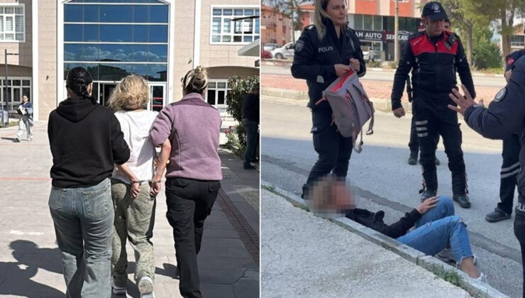 Burdur’da araçların önüne atladı, polisleri tekmeledi: Ukraynalı kadın sınır dışı edilecek