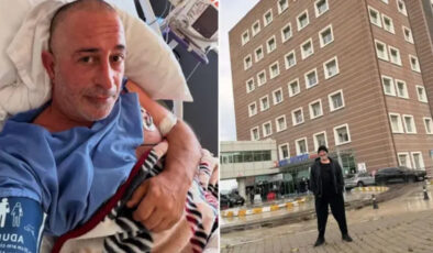 Cem Yılmaz, Çanakkale’de tedavi gördüğü hastaneye kontrole geldi