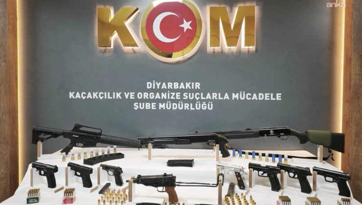 Diyarbakır’da silah kaçakçılarına operasyon: 13 gözaltı