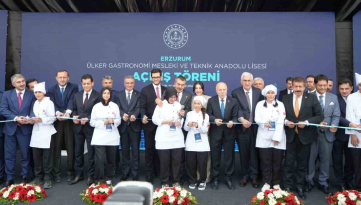 Erzurum’da Türkiye Gastronomi Liseleri Projesi’nin ilk adımı atıldı