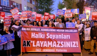 Eskişehir’de ‘fon’ protestosu: ‘Krizi yaratan bedelini ödesin’