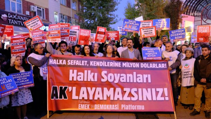 Eskişehir’de ‘fon’ protestosu: ‘Krizi yaratan bedelini ödesin’