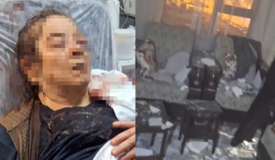Evinde oturan kadının üzerine tavan çöktü: Görme kaybı yaşadı